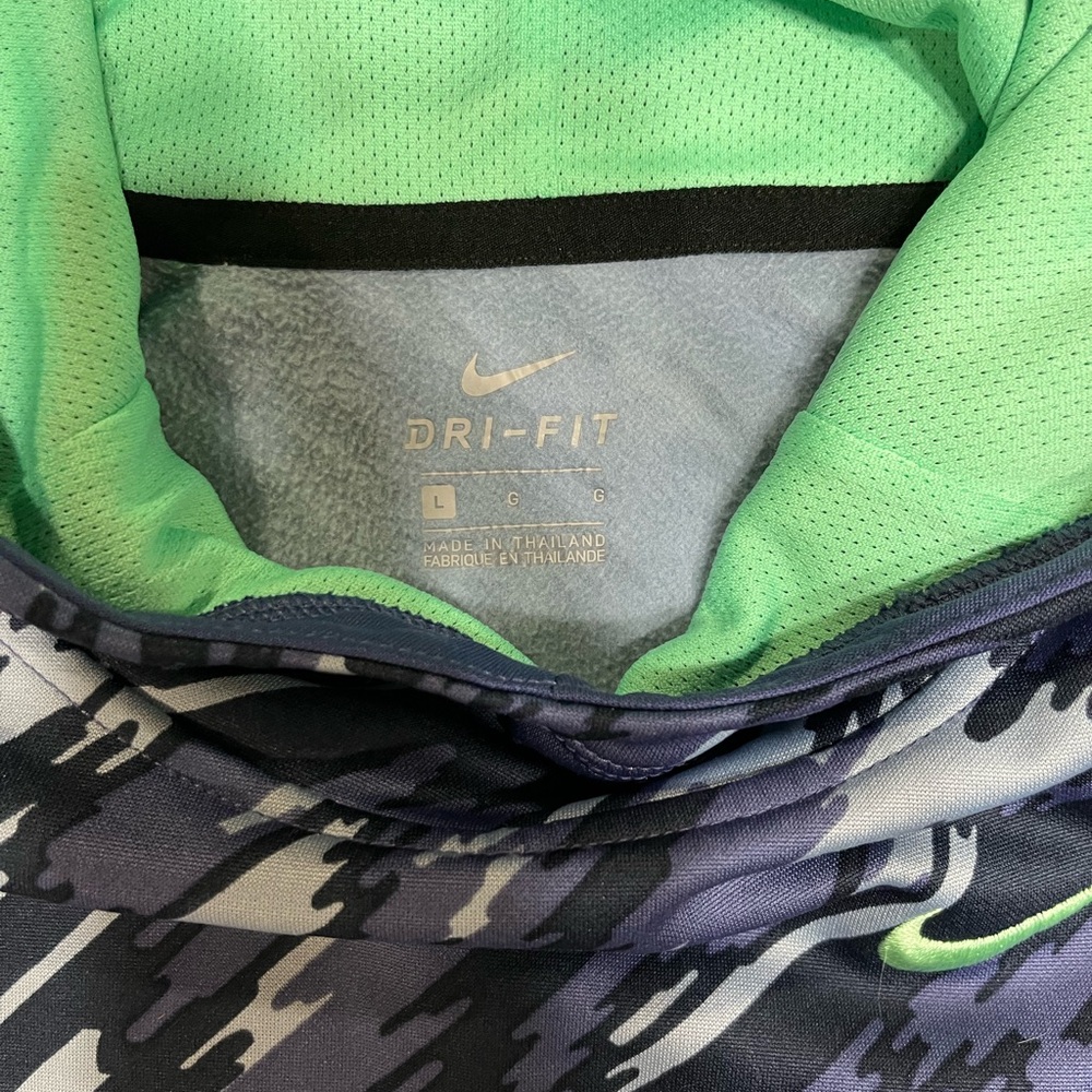 Nike Blue and Teal Kids Hoodie - Picture 2 of 2